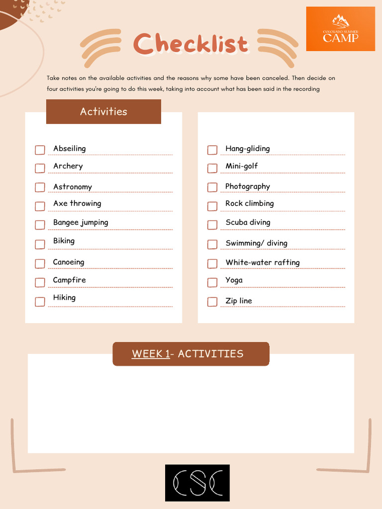 Checklist Sports | PDF