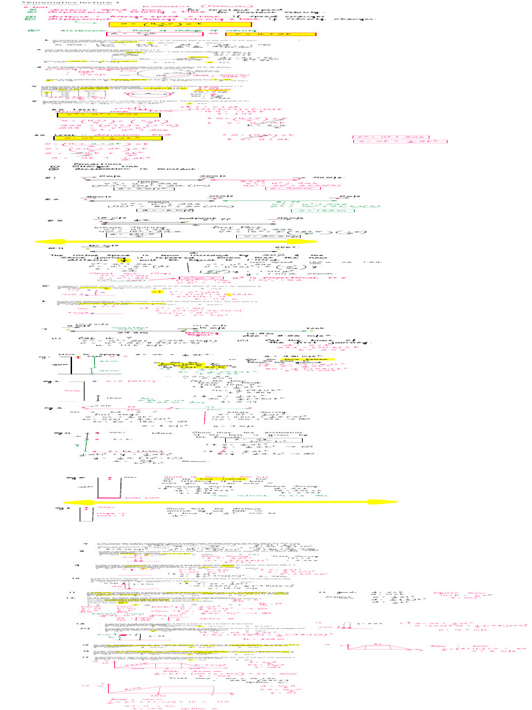 Kinematics Lecture 1 | PDF