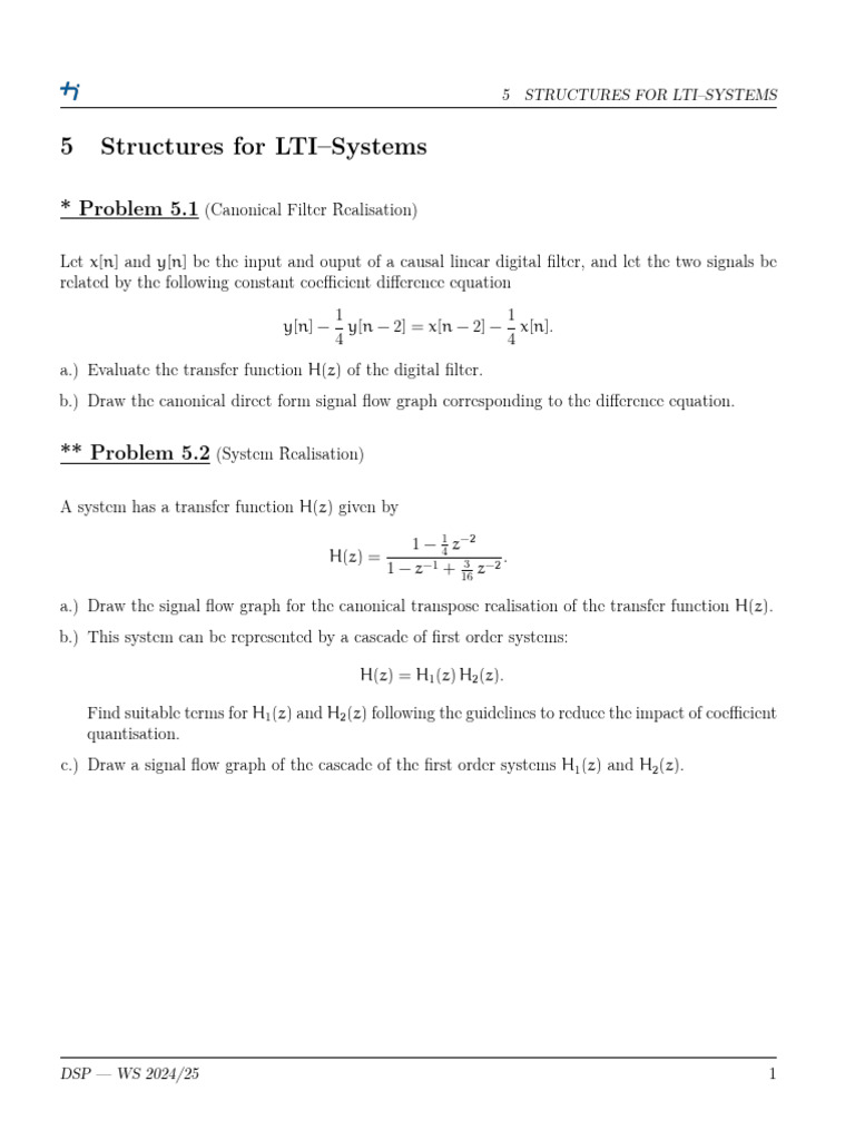 05_structures_LTI_systems.aufg_c9187203511e28cfb366573507c49125 | PDF ...