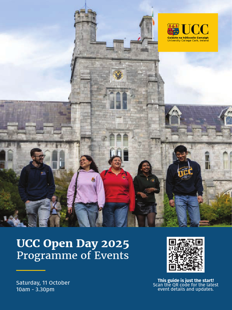 UCC Open Day_Programme of Events_11October2025-Compressed | PDF ...