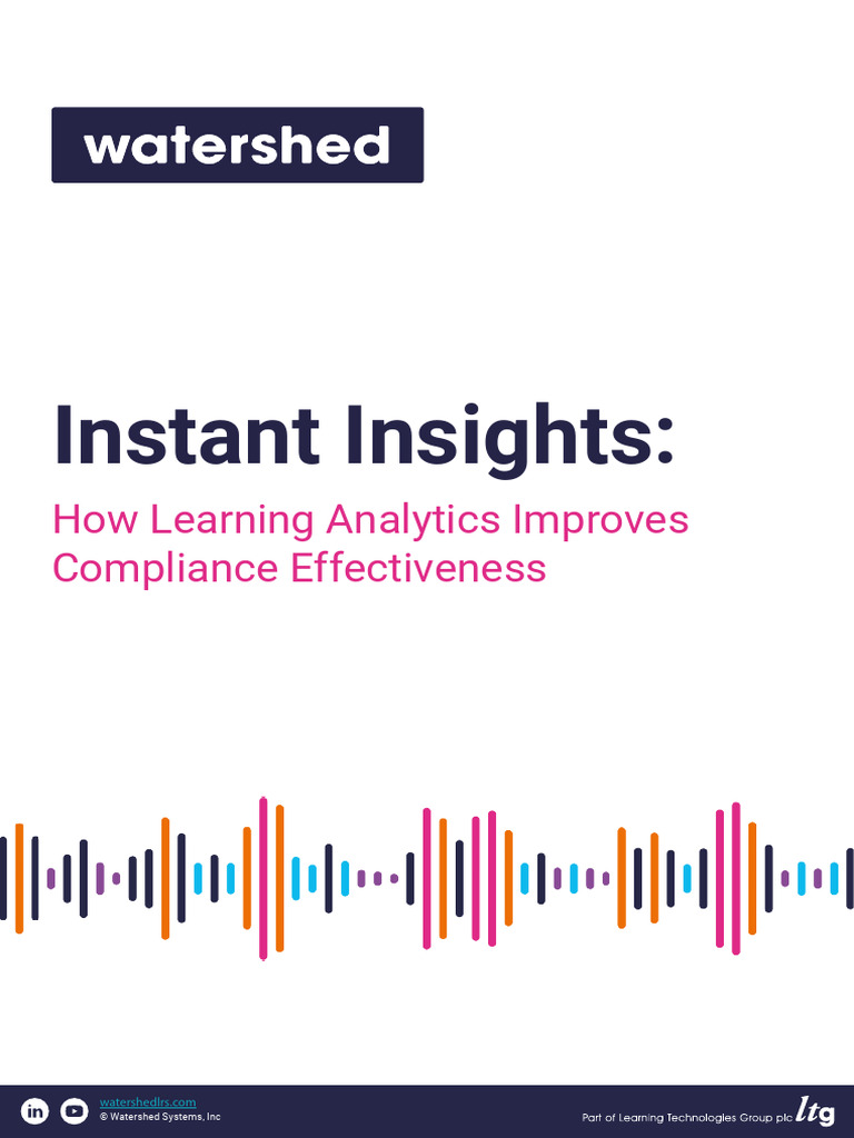 Watershed eBook How L | PDF | Regulatory Compliance | Analytics