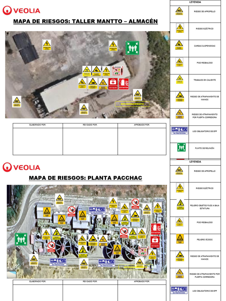 Mapa de Riesgos y Evacuación Laboral | PDF | Ciclones tropicales ...