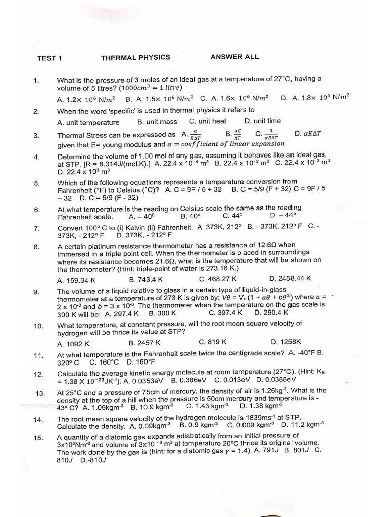 Test 1 | PDF