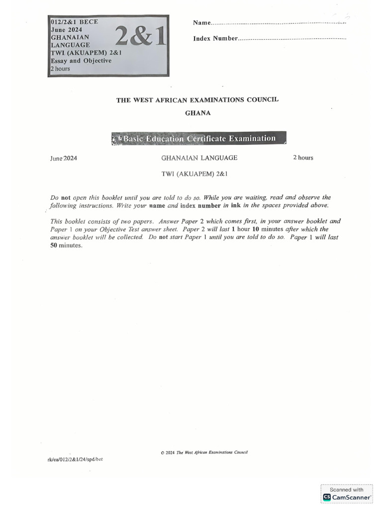 Twi 2024 | PDF