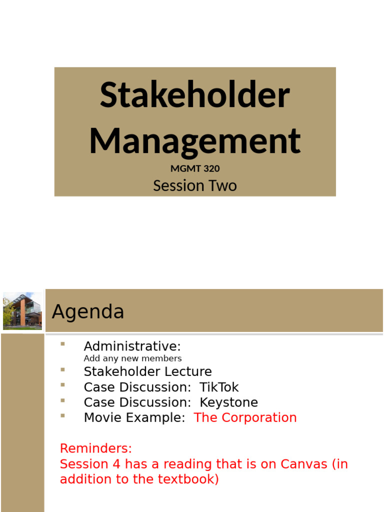 Stakeholder Analysis in Business Management | PDF | Stakeholder ...