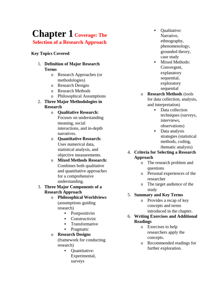 Research Approaches: Qualitative, Quantitative, Mixed | PDF ...