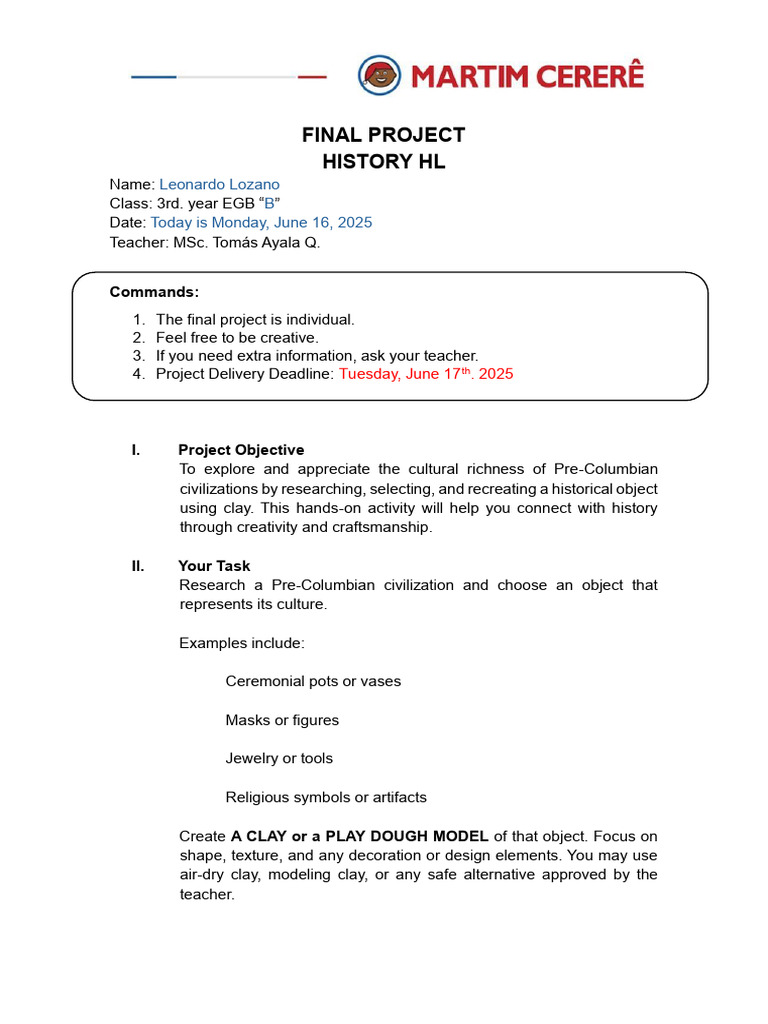 FInal History Project - Lozano | PDF
