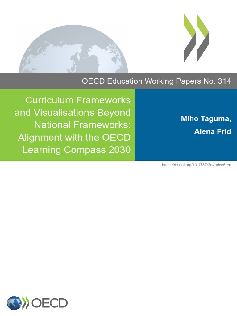 Curriculum Frameworks Aligned with OECD 2030 | PDF | Learning | Cognition