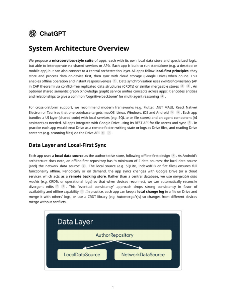 Microservices Architecture for Offline Apps | PDF | Databases | Mobile App