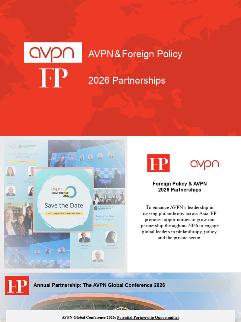 AVPN Global Conference 2026 Partnerships | PDF | Simulation | Philanthropy
