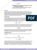 Testing Adequacy of ARMA Models Using a Weighted Portmanteau Test on the Residual Autocorrelation