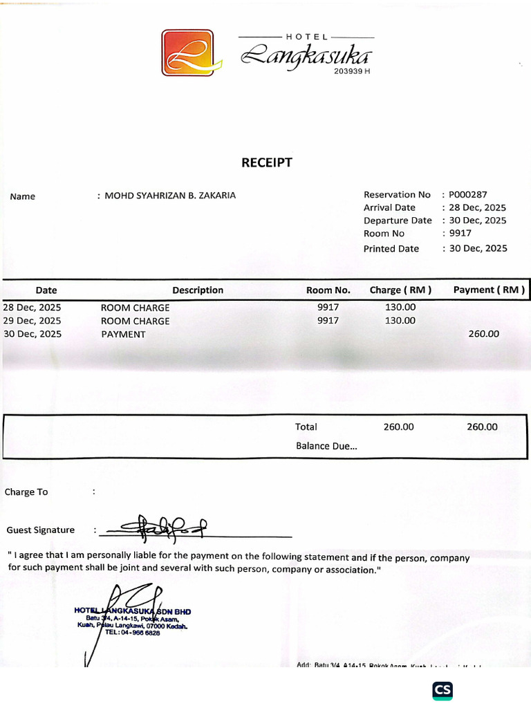 Resit Hotel | PDF