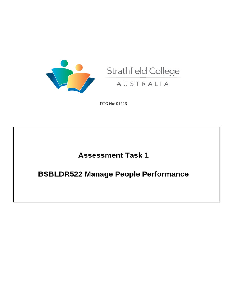 BSBLDR522 People Performance Assessment | PDF | Employment | Labour Law