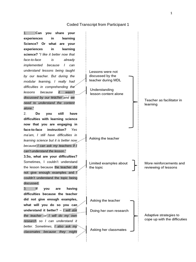 Student Experiences in Learning Science | PDF | Teachers | Learning