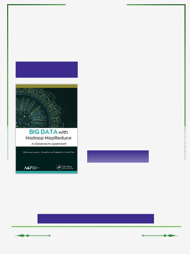 Big Data with Hadoop MapReduce: A Classroom Approach 1st Edition ...