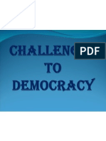 Challenges To Democracy
