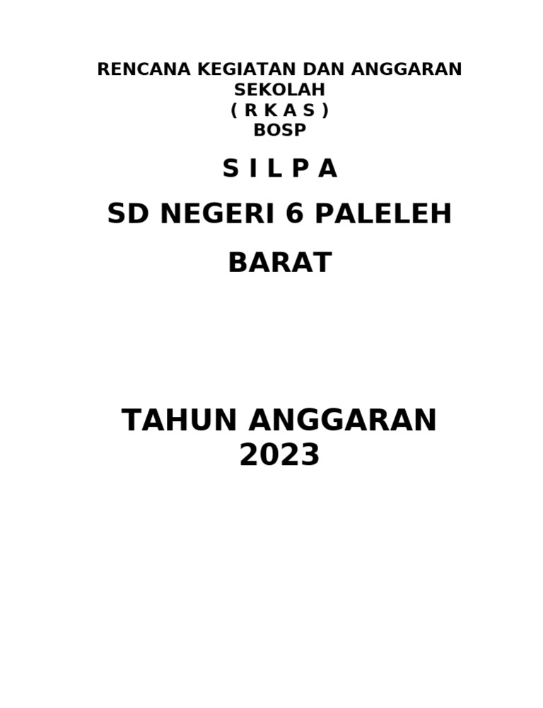 Sampul Rkas | PDF
