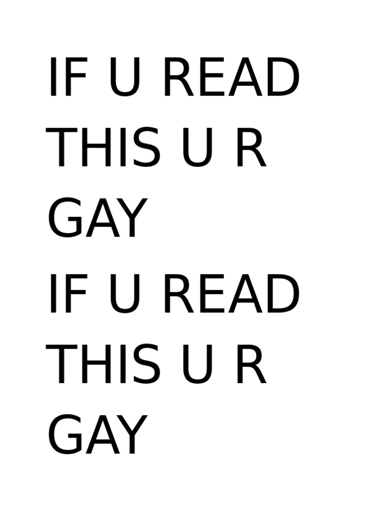 If u Read This u r Gay Iybsec | PDF
