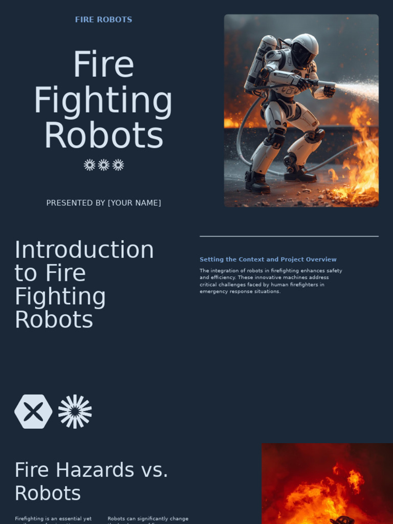 Firefighting Robots: Enhancing Safety & Efficiency | PDF | Robot | Robotics