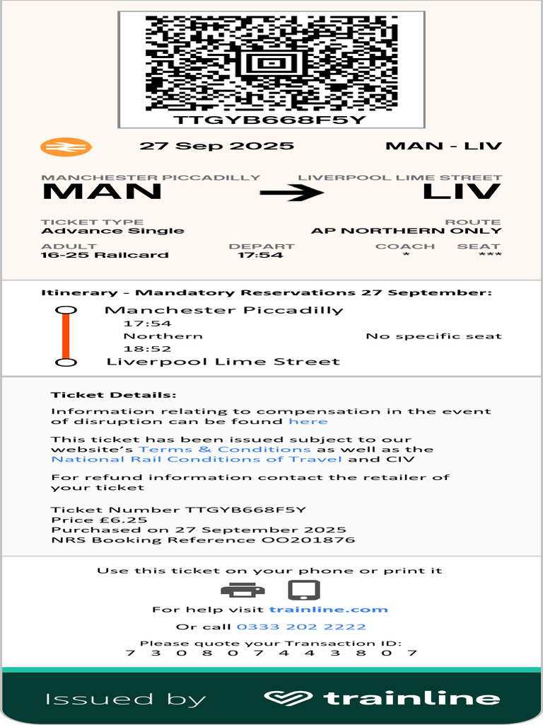 Ticket Ttgyb668f5y | PDF
