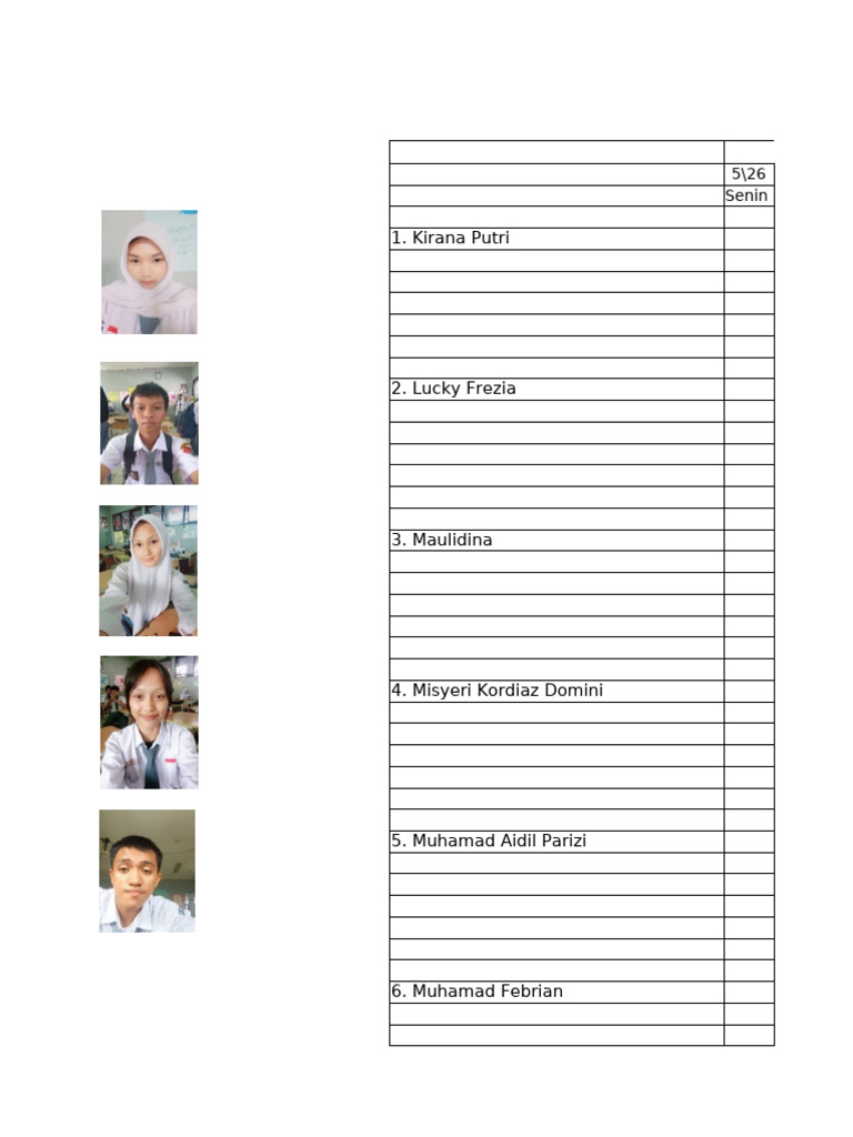 List of Names by Month | PDF