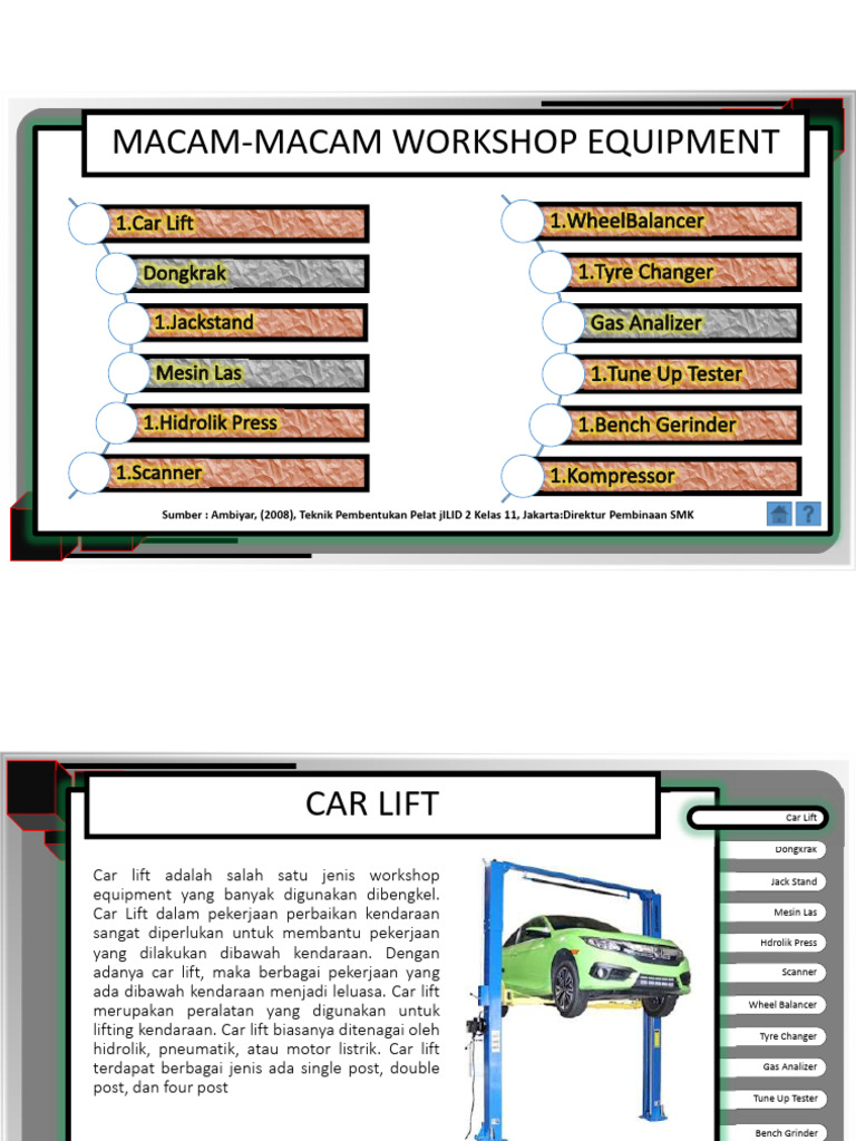 Peralatan Workshop Otomotif Penting | PDF