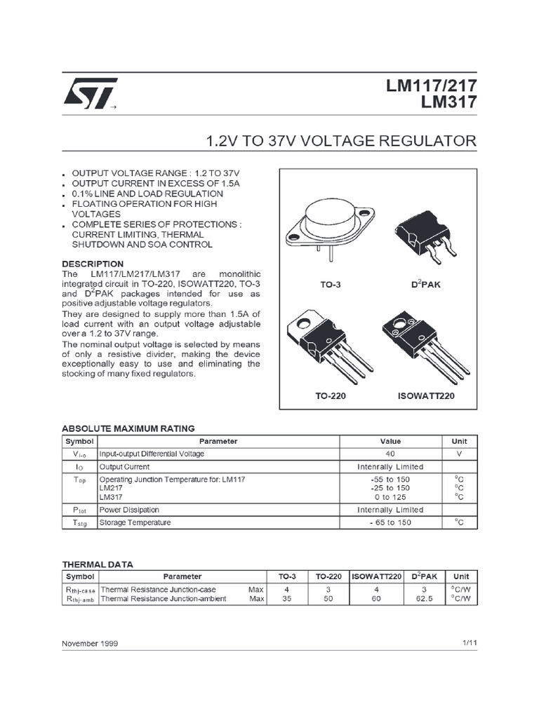 LM317 PDF, LM317 Description, LM317 Datasheet, LM317 View ...