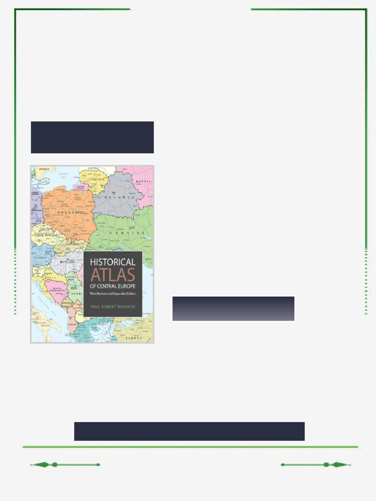 Historical Atlas of Central Europe Third Revised and Expanded Edition ...