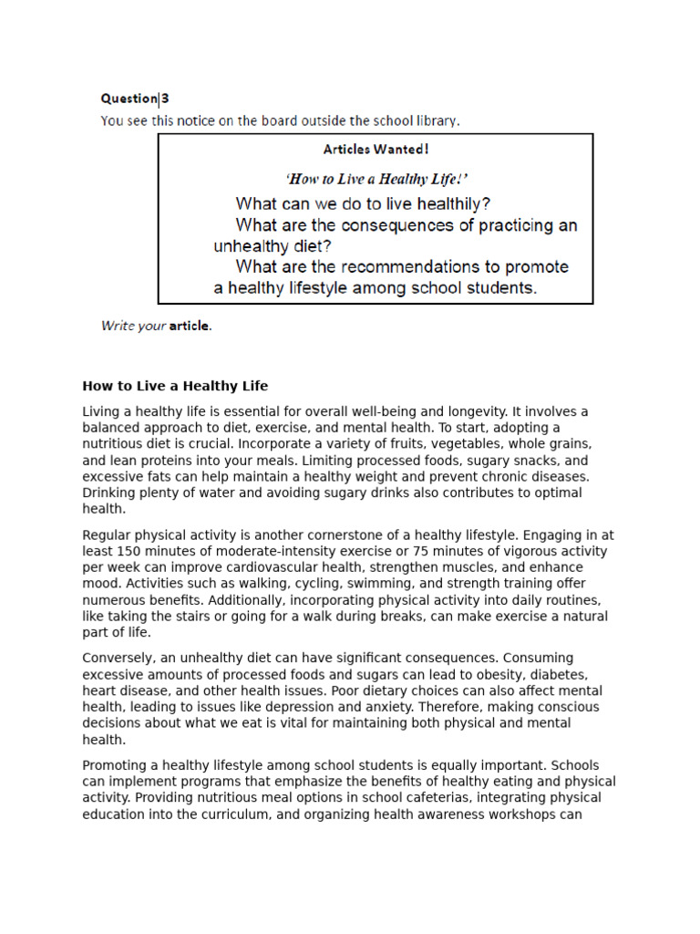 Essential Guide to Healthy Living | PDF
