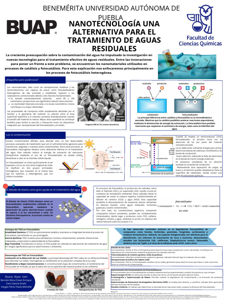 Nanotecnologia en El Uso de Tratamiento de Aguas Residuales | PDF ...