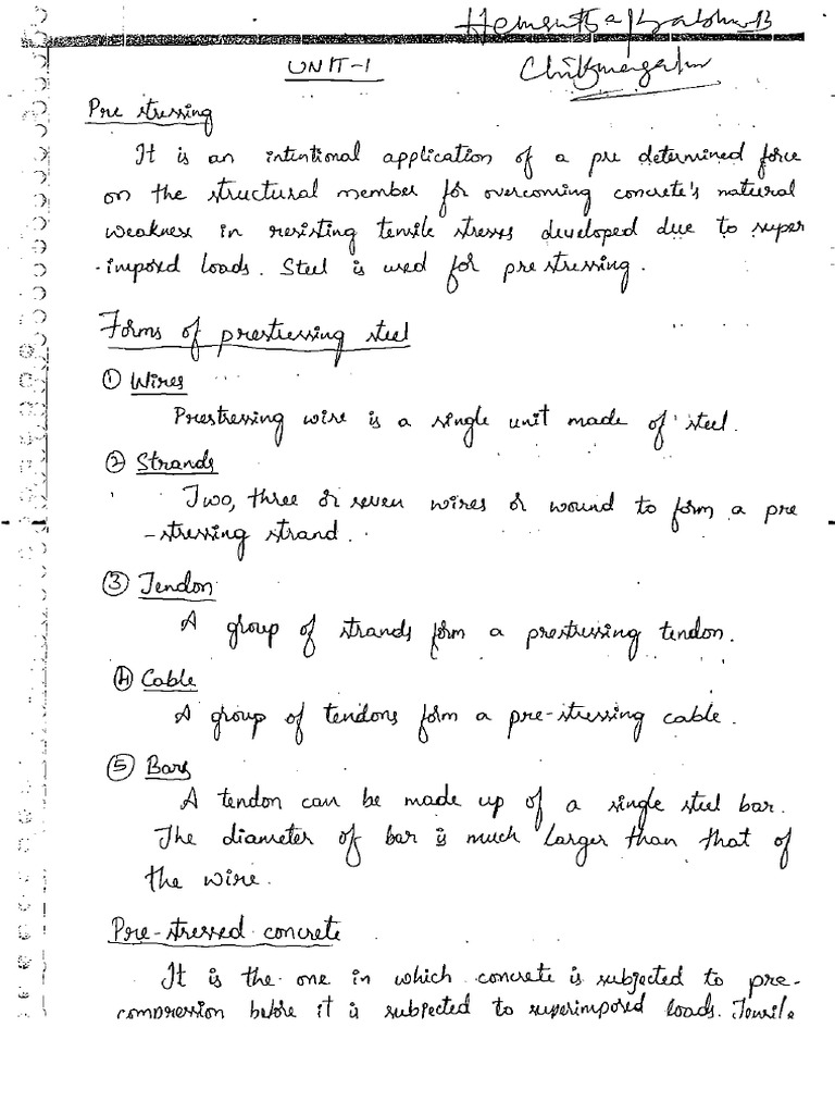 PSC Note Notes | PDF