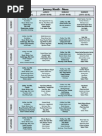 BGH Cafeteria Weekly Menu | PDF | Chutney | Curry