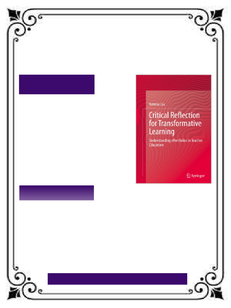 Critical Reflection for Transformative Learning Understanding e ...
