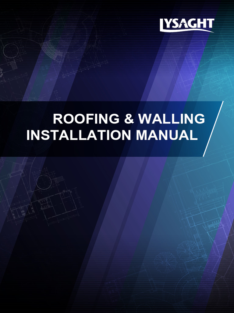 Roofing and Walling Installation Guide | PDF | Roof | Screw