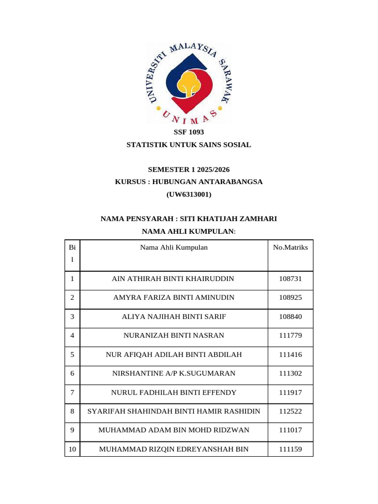 Assignment Statistics 1 | PDF