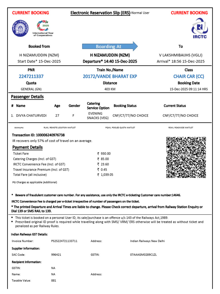 Ticket_2247211337 | PDF | Identity Document | Payments