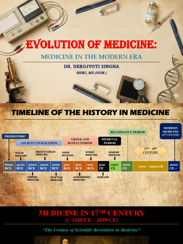 17th to 19th Century Medical Evolution | PDF | Medicine | Public Health