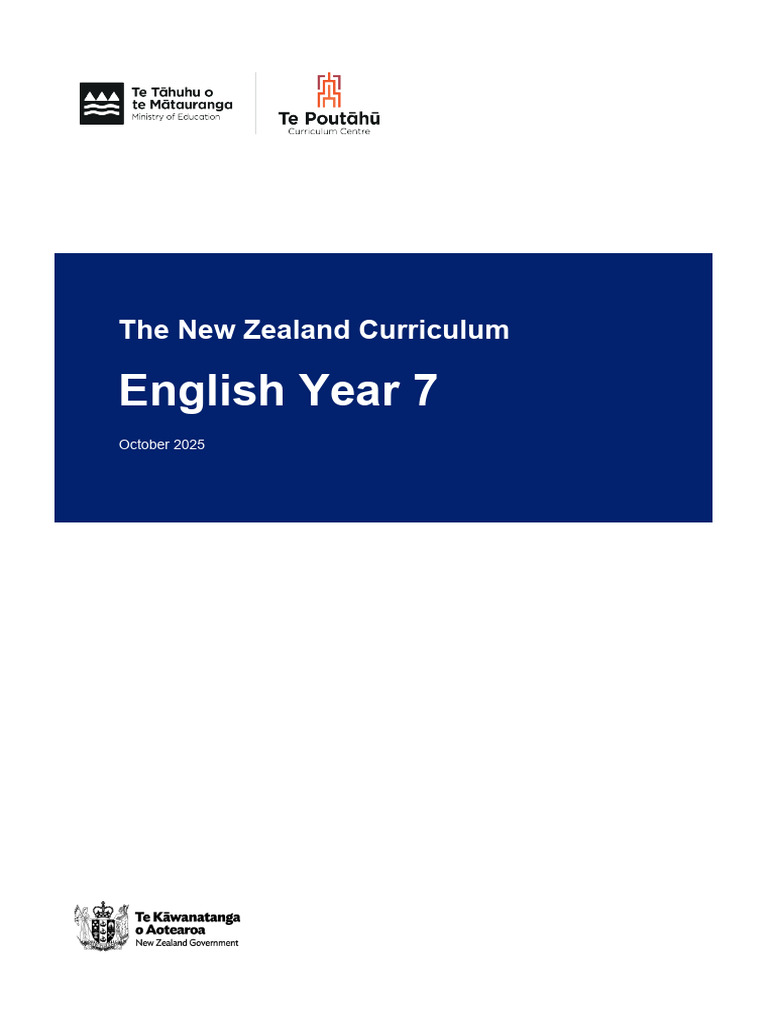 Year 7 English Curriculum Overview 2025 | PDF | Reading Comprehension ...