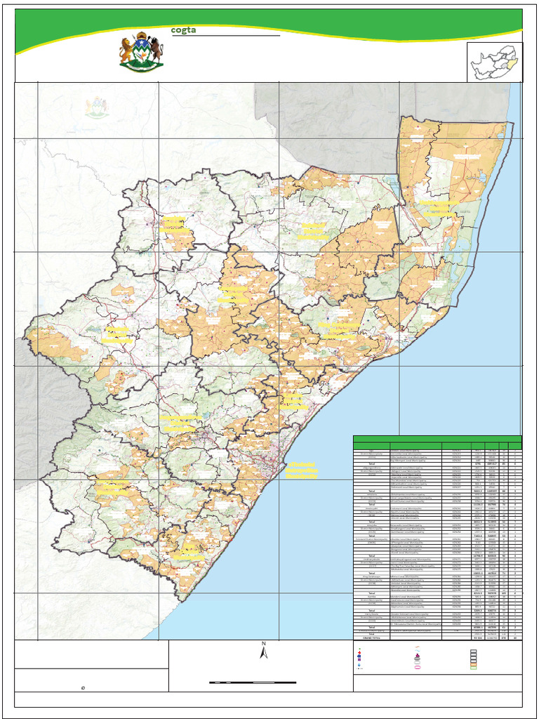 KwaZulu-Natal Locality Map Guide | PDF