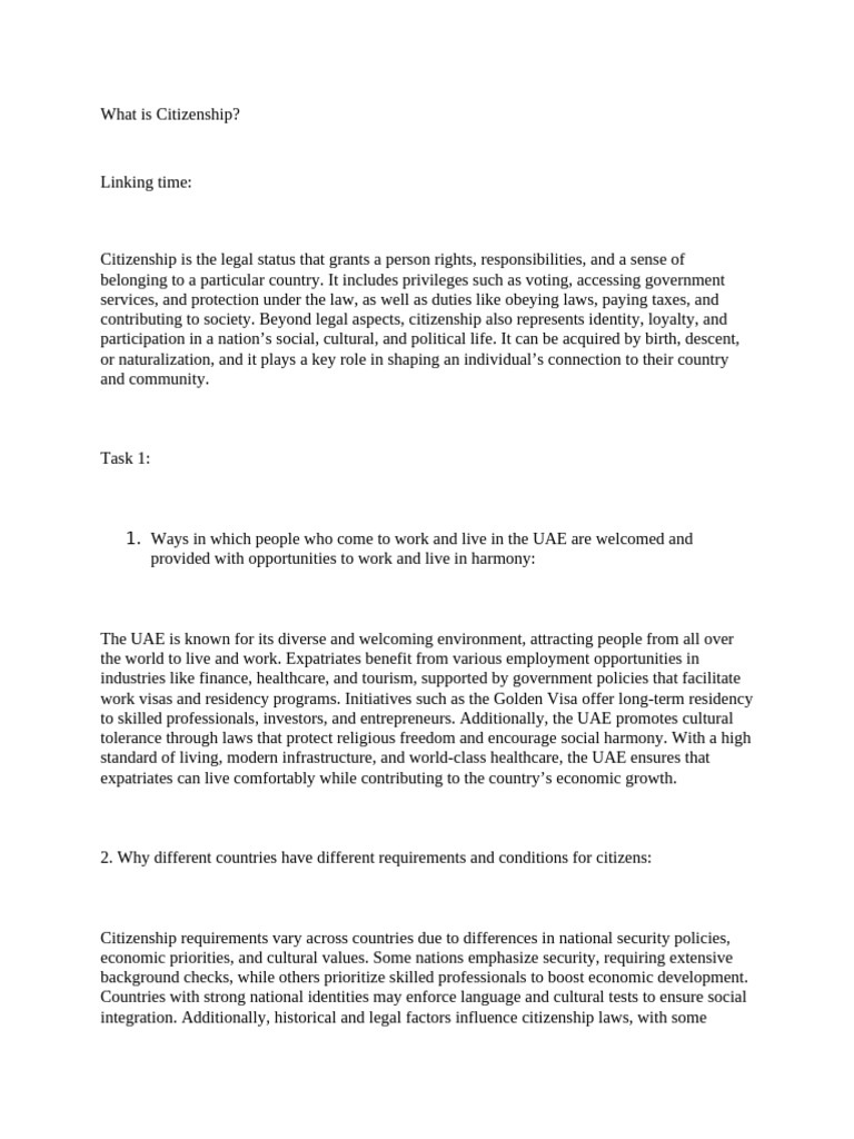 MSC Citizenship | PDF | Citizenship | Social Psychology