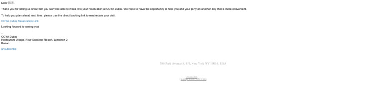Reservation Cancellation | PDF