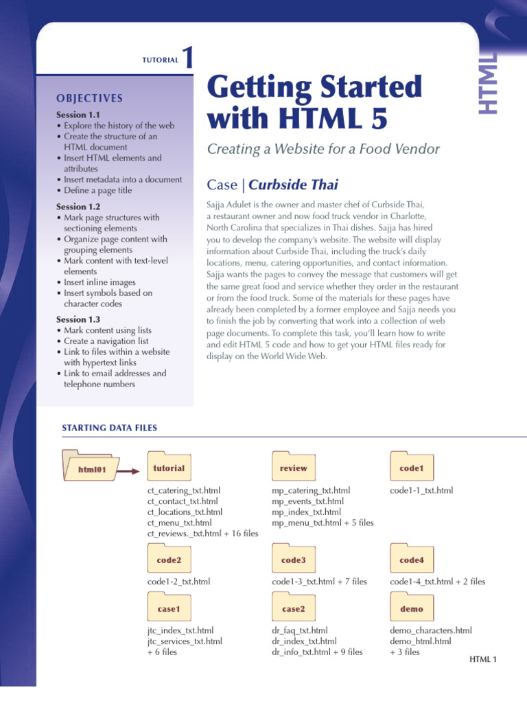HTML 5 Basics for Website Development | PDF | Html | Html Element