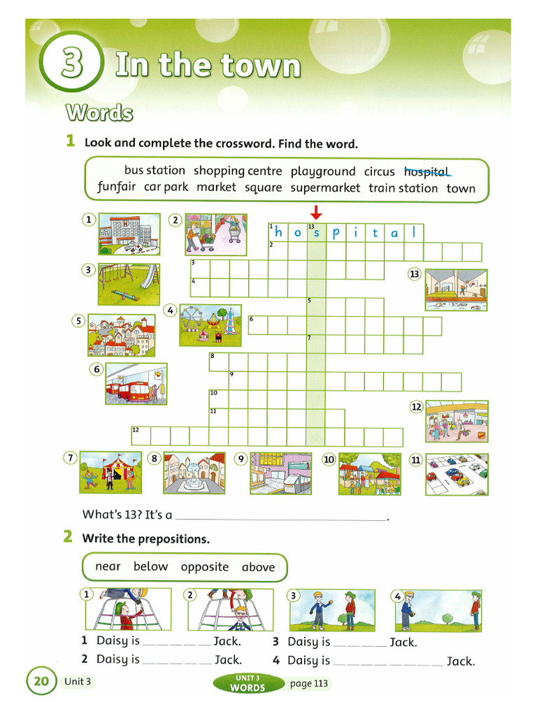 Get Ready For Movers 2nd - Unit 3 - in The Town | PDF