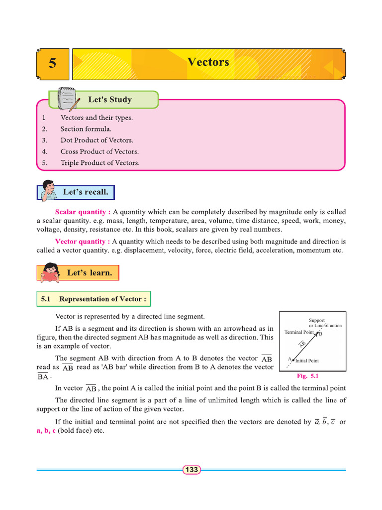 Vectors HSC Textook | PDF