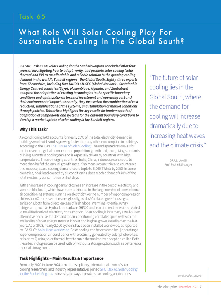 2024 12 Task65 What Role Will Solar Cooling Play for Sustainable ...