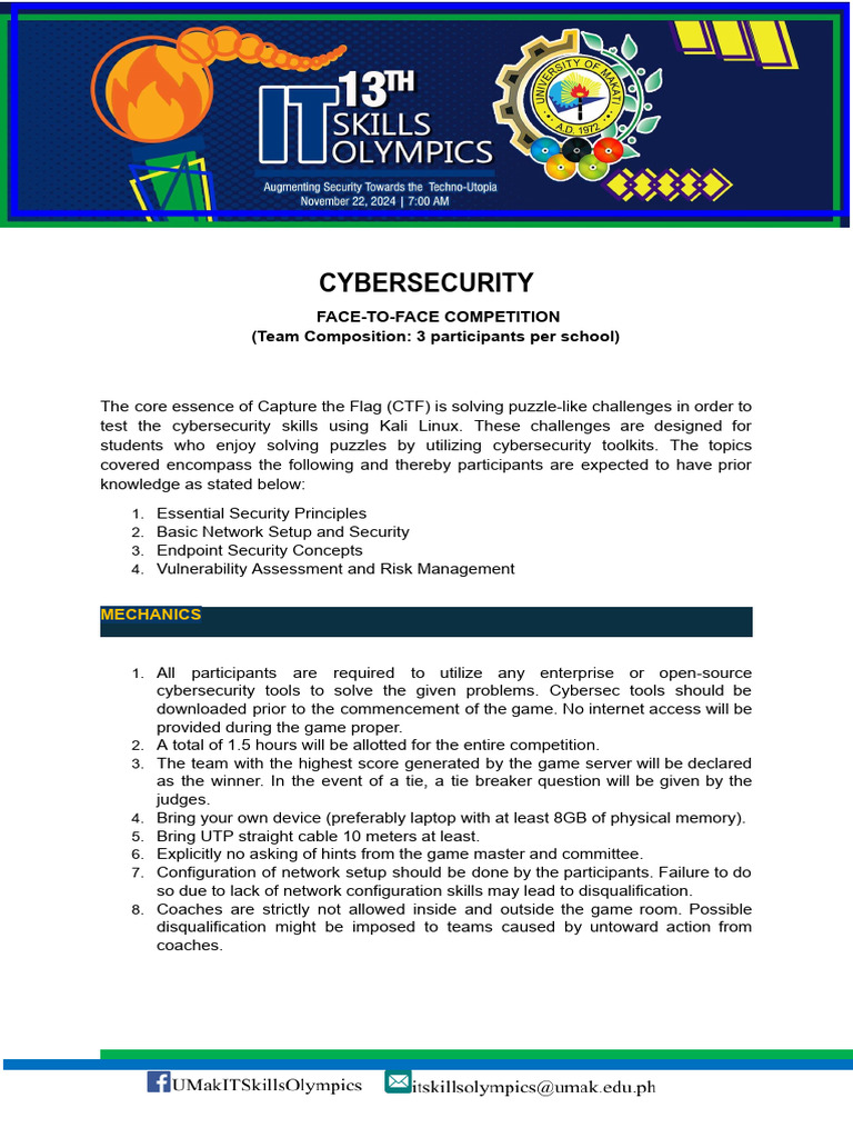Cybersecurity Mechanics- Final.docx | PDF | Computer Security | Security