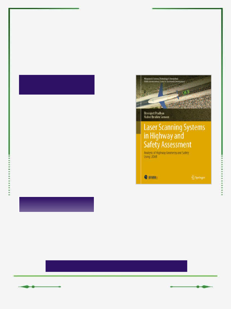 Laser Scanning Systems in Highway and Safety Assessment: Analysis of ...