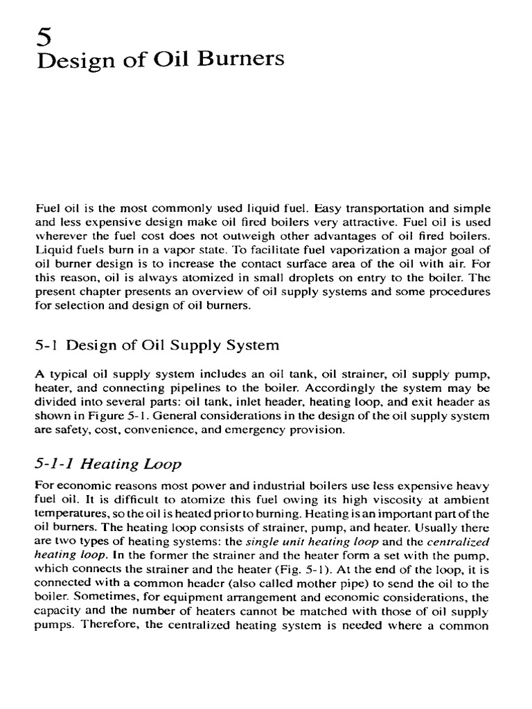 5-Design of Oil Burners | PDF