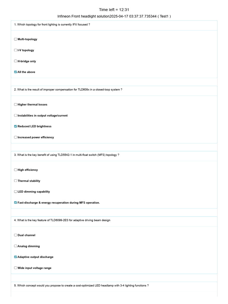 759-FAE Certification Test | PDF