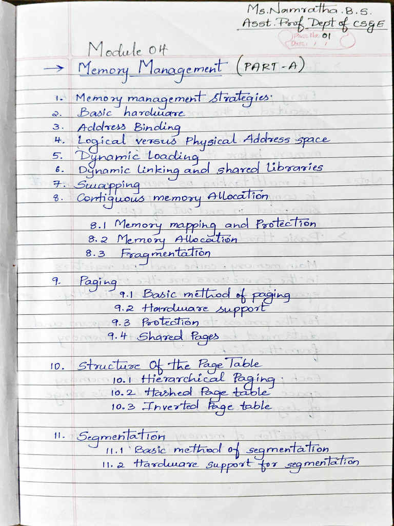 Module 4 OS | PDF